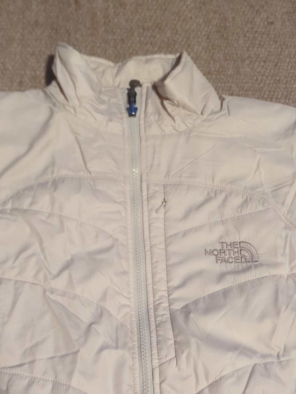 Women's North Face Light Cream Colored Jacket Size Medium